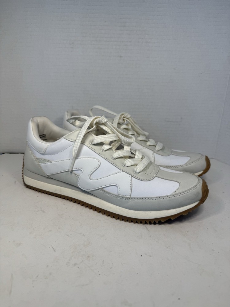 Universal Thread Womens Mercedes Casual Low Fashion Sneakers White Size 9.5