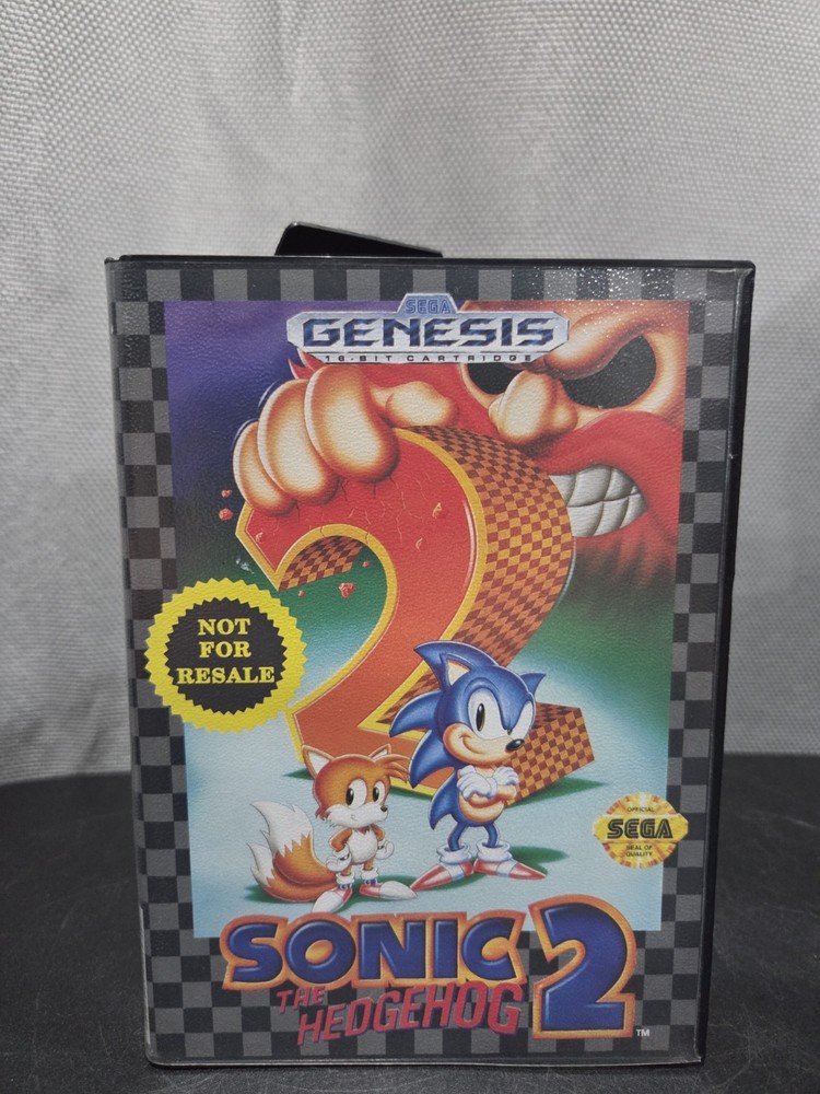 Sonic the Hedgehog 2 NOT FOR RESALE COPY (SEGA Genesis, 1992) CIB