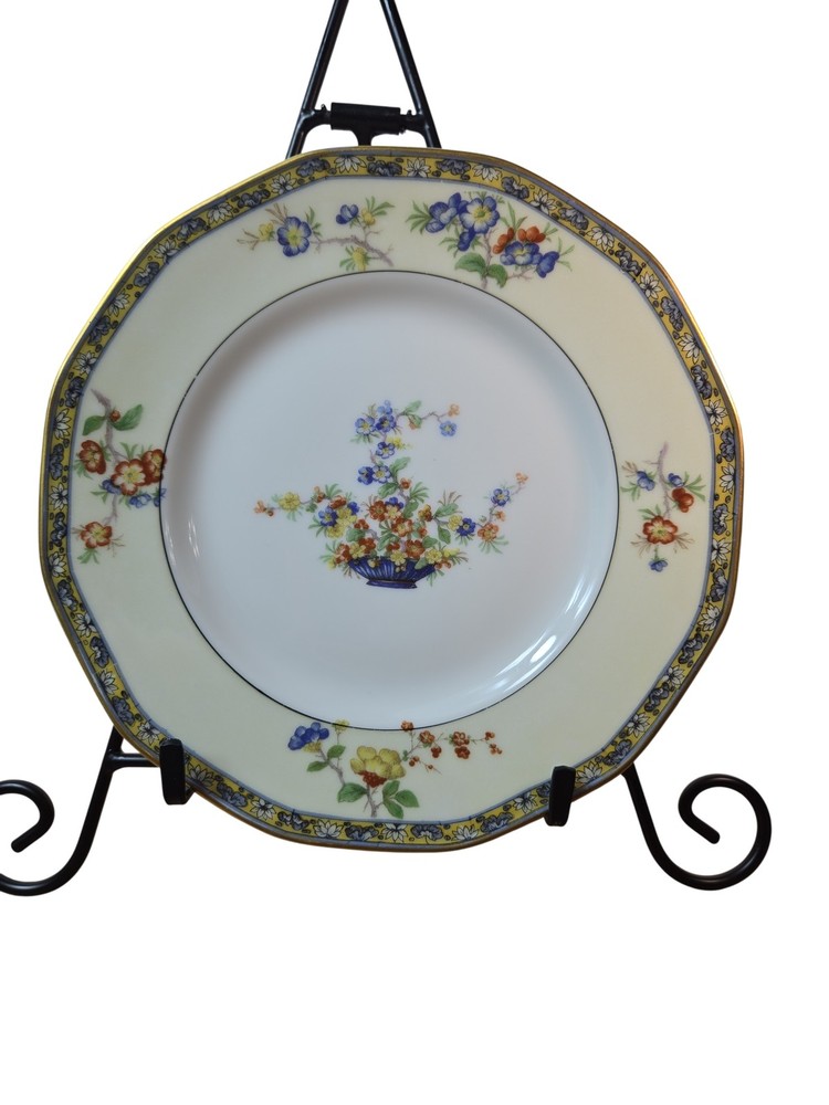 Vintage Theodore Haviland Montreux Dessert Plates Floral Limoges France