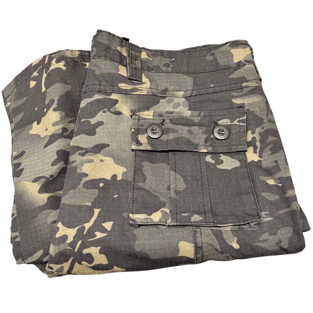 Mustway Men's 40x32 Green Camo Military Cargo Utility Pants