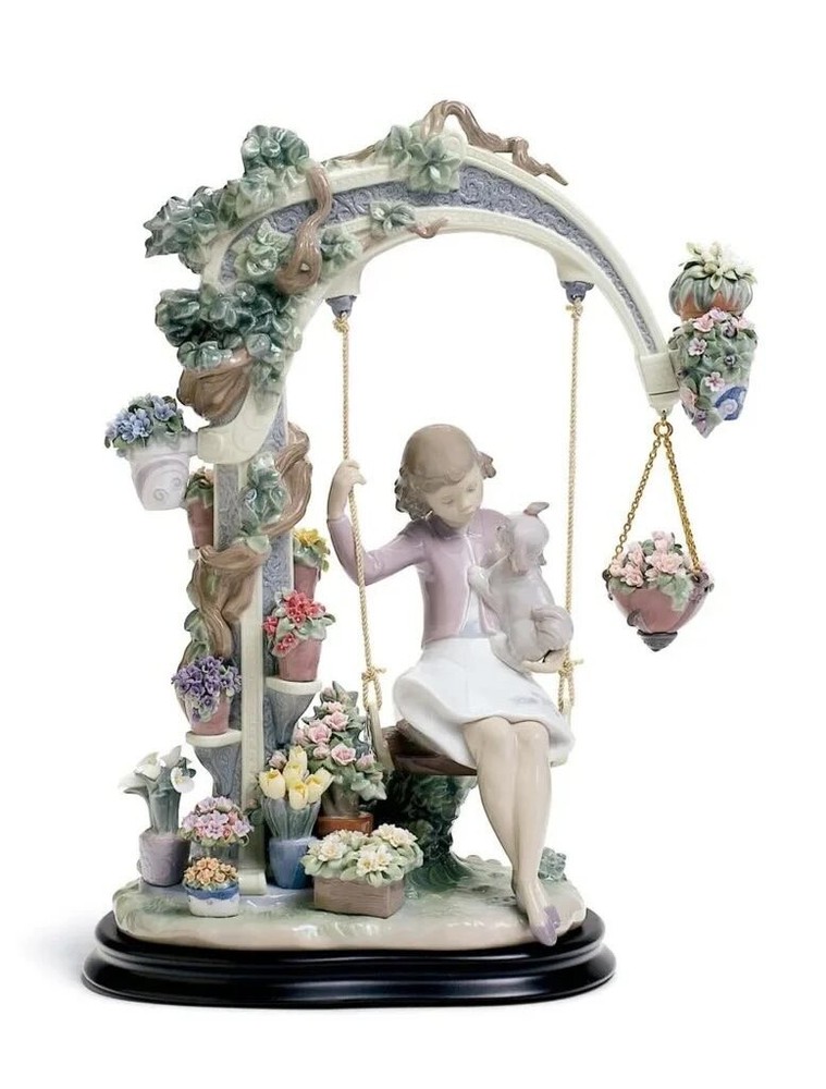 Lladro Swing Into Spring Porcelain Figurine 01008311
