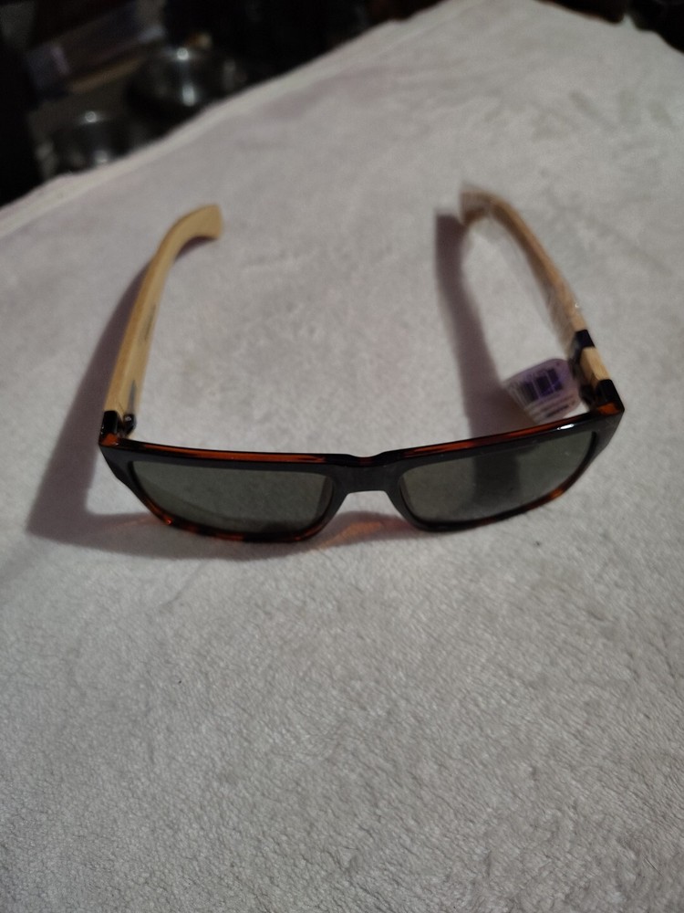 PUGS BAMBOO SUNGLASSES• Black & Brown Tortoise STYLE #BA6 Brand New!! RETRO