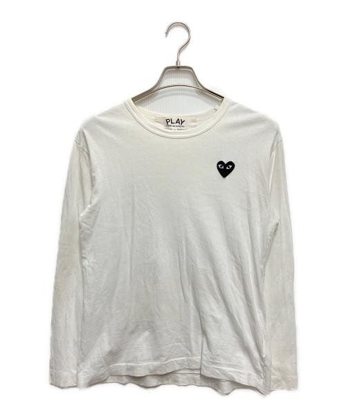 PLAY COMME des GARCONS                    Heart patch long-sleeved cut and sew w