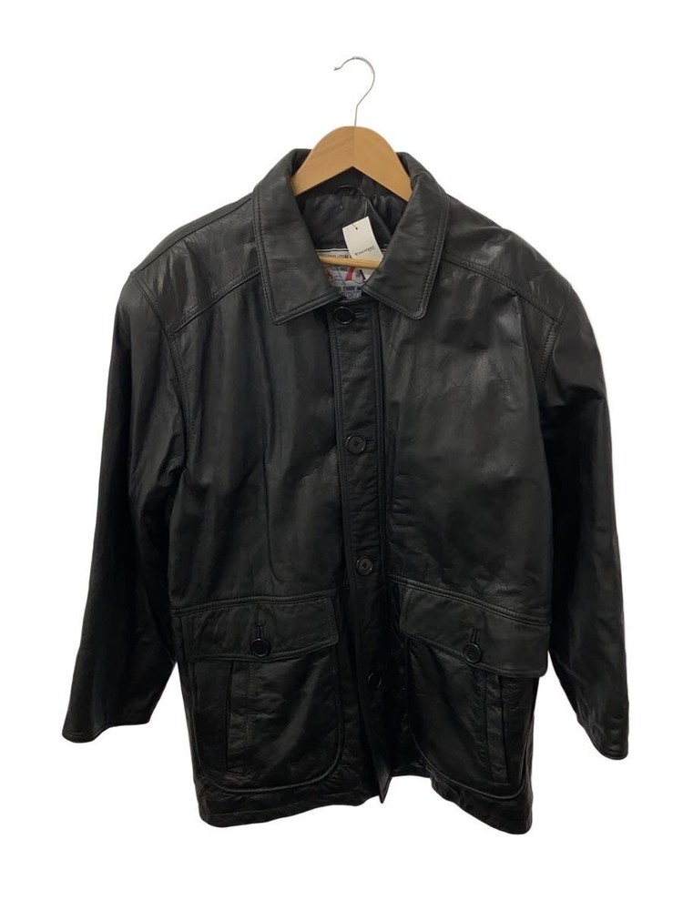 Leather Jacket Blouson/M/Cowhide/Blk 3498