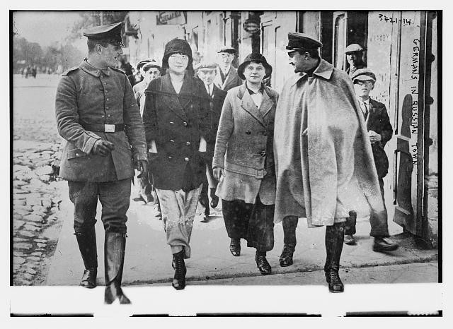 Photo:Germans in Russian Town