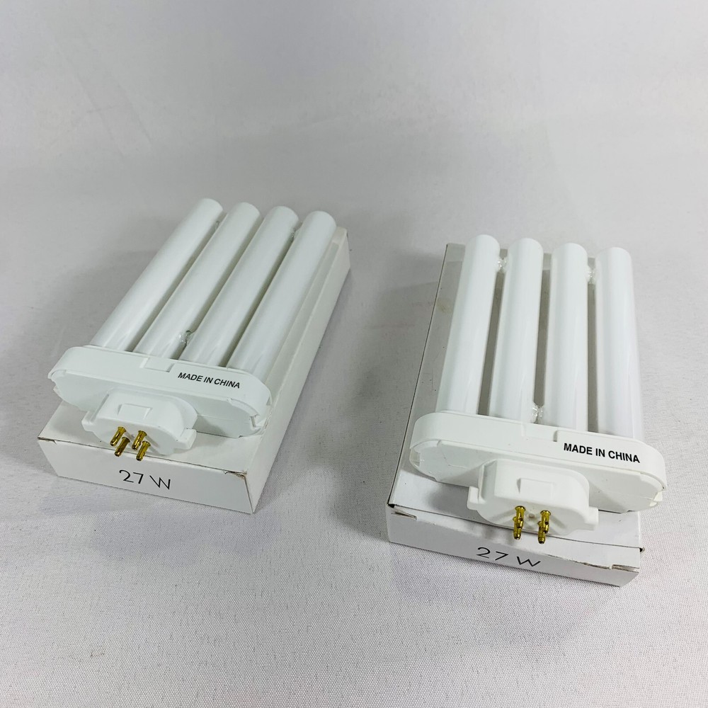 Fluorescent light tube, 4 pin base light bulb, 27 watt, 6500K, Light At 1400 LM