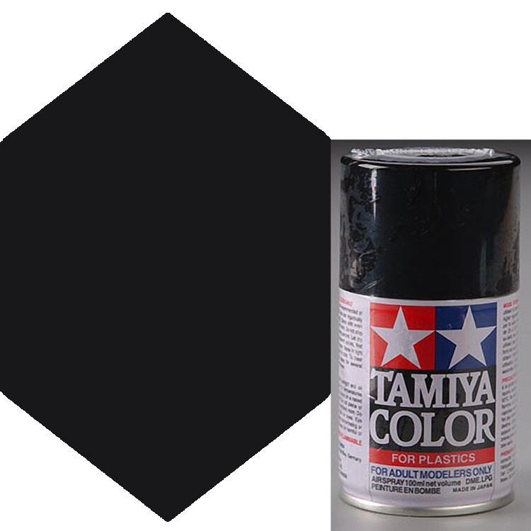 NEW Tamiya TS-6 Matte BLK Lacquer Spray Paint 3 oz FREE US SHIP