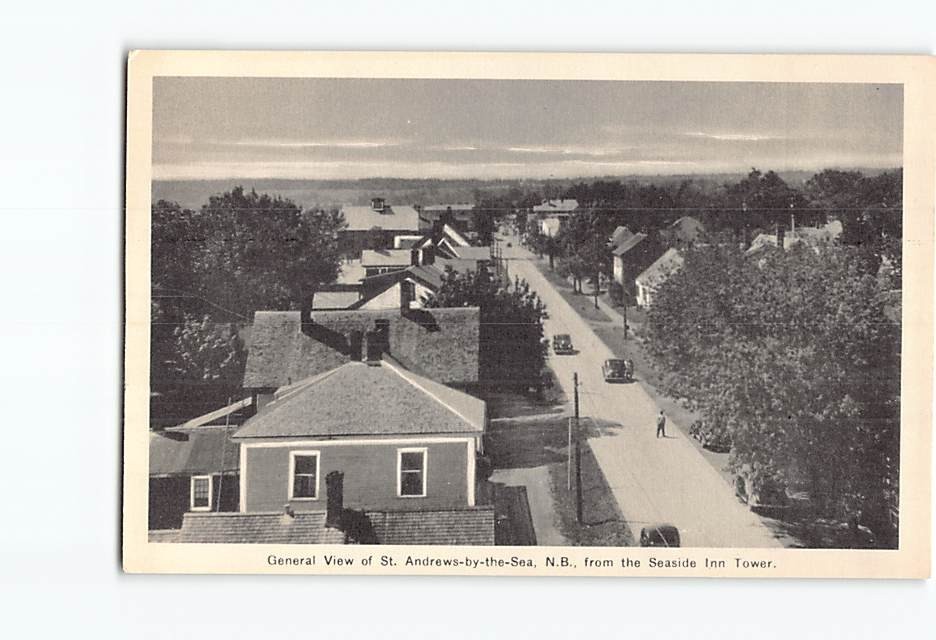 Postcard General View of St. Andrews-by-the-Sea New Brunswick Canada
