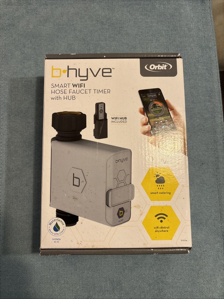 Orbit B-Hyve Smart Wi-Fi Hose Faucet Timer with Wi-Fi Hub 21004