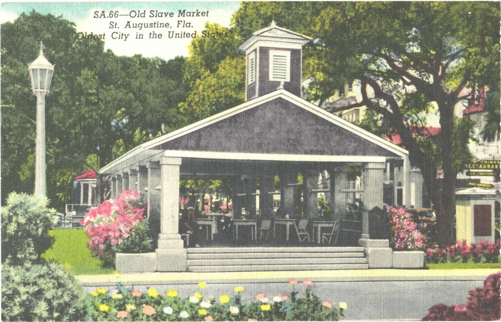 Old Slave Market, St. Augustine, Florida, Oldest City In United States Postcard