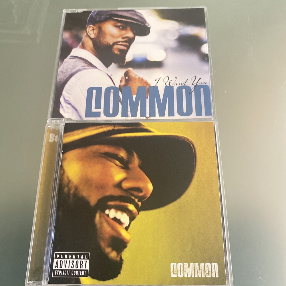 Common 2 CD LOT - I Want You UK 🇬🇧 IMPORT & BC VG+ 💿