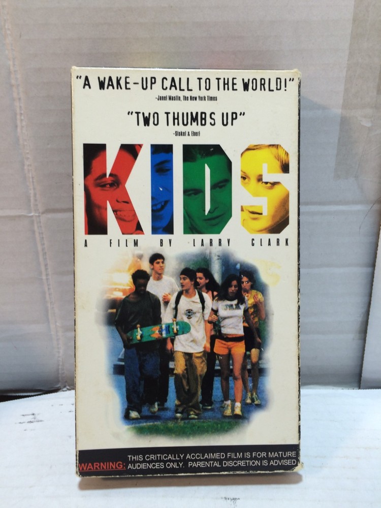 1995 Kids VHS Larry Clark Fitzpatrick Sevigny UR Drama Vidmark Entertainment