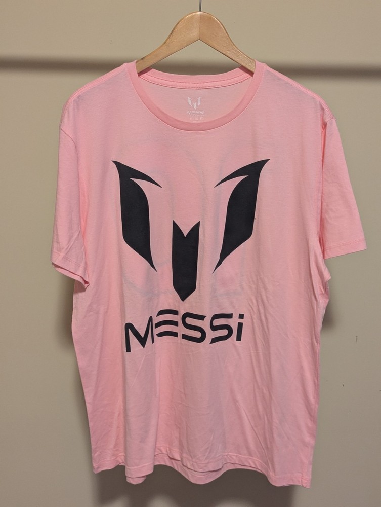Messi #10 Pink T-Shirt Men’s XL Soccer Fan Tee Inter Miami Inspired NWOT