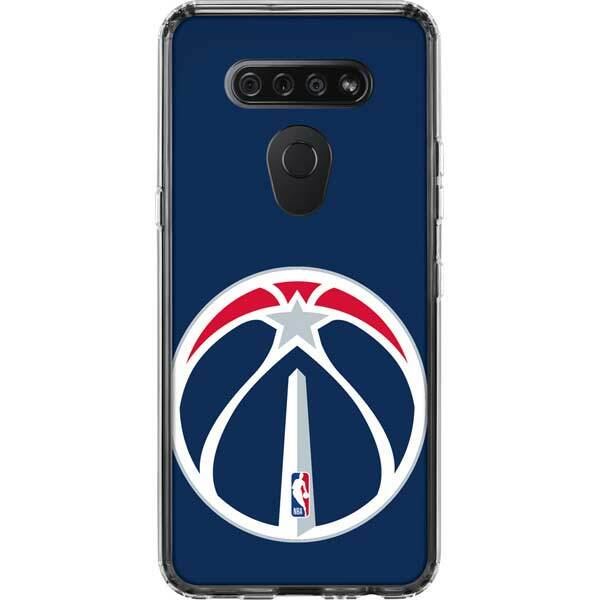 NBA Washington Wizards LG K51/Q51 Clear Case - Washington Wizards Large Logo