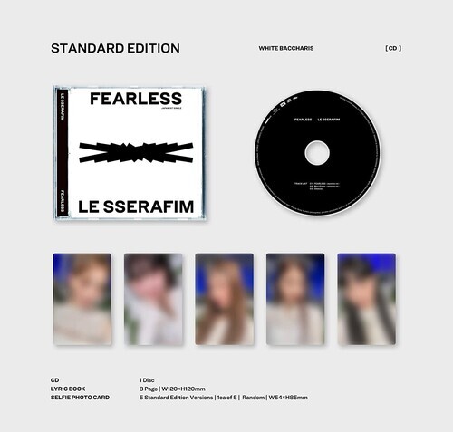 LE SSERAFIM Fearless Standard Edition CD with Booklet