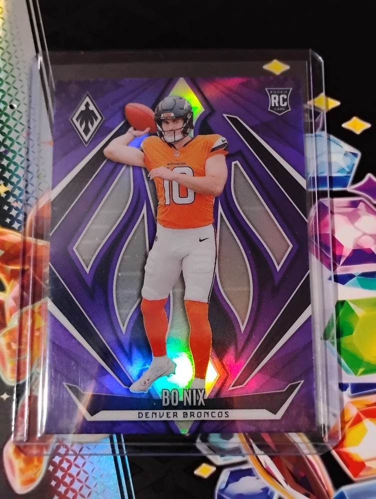 2024 Panini Phoenix - Rookies Bo Nix #159 Purple (RC)