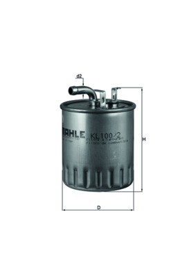 KL 100/2 Knecht fuel filter for Mercedes-Benz