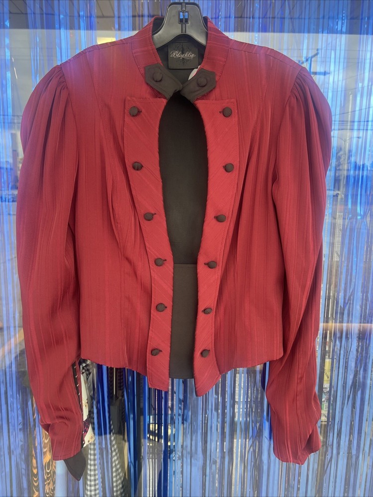 Vintage Goth Lip Service Blacklist Corset Skirt And Jacket 1990s Victorian