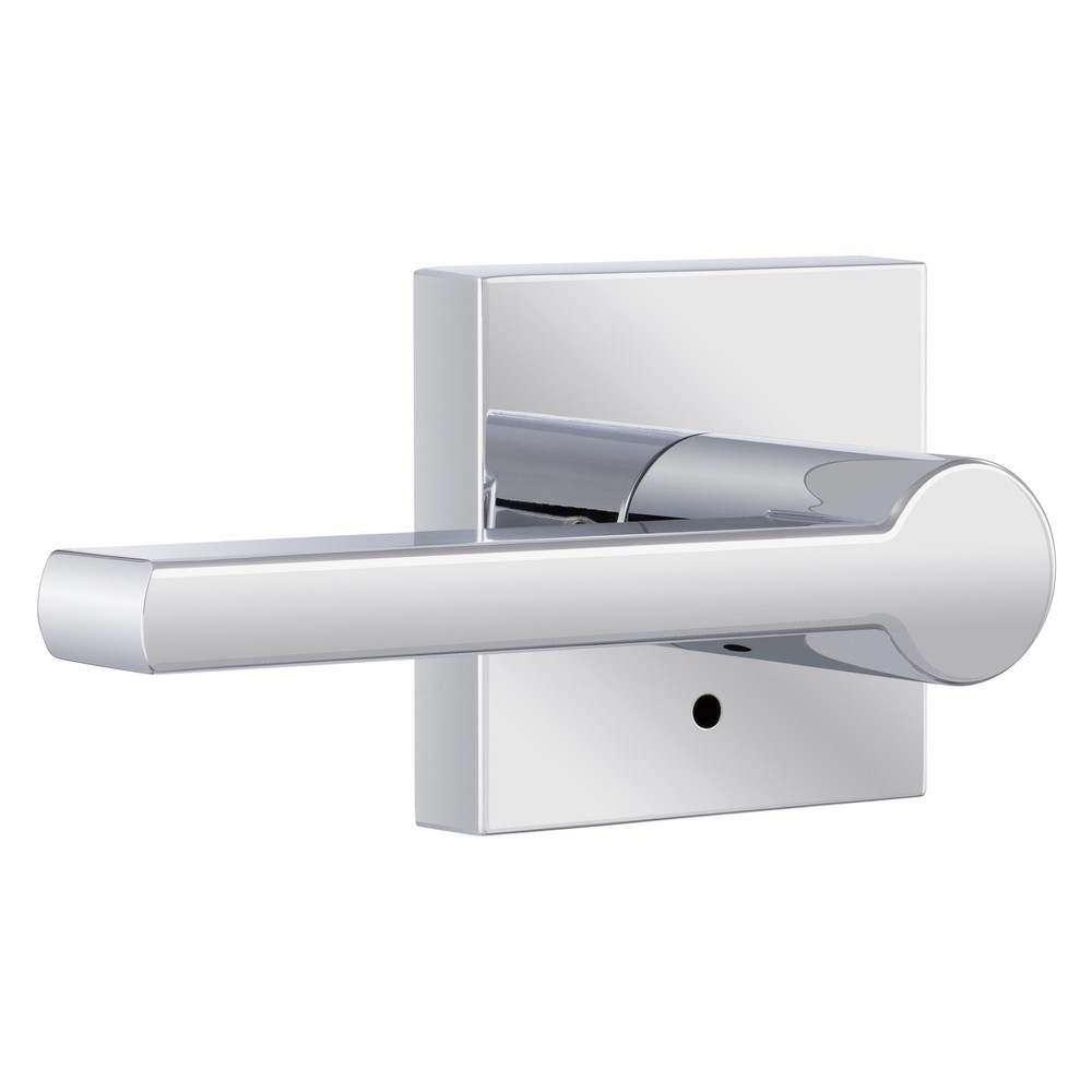 Miseno MLK3022 Lorton Flat Bar Privacy Door Lever Set - Chrome