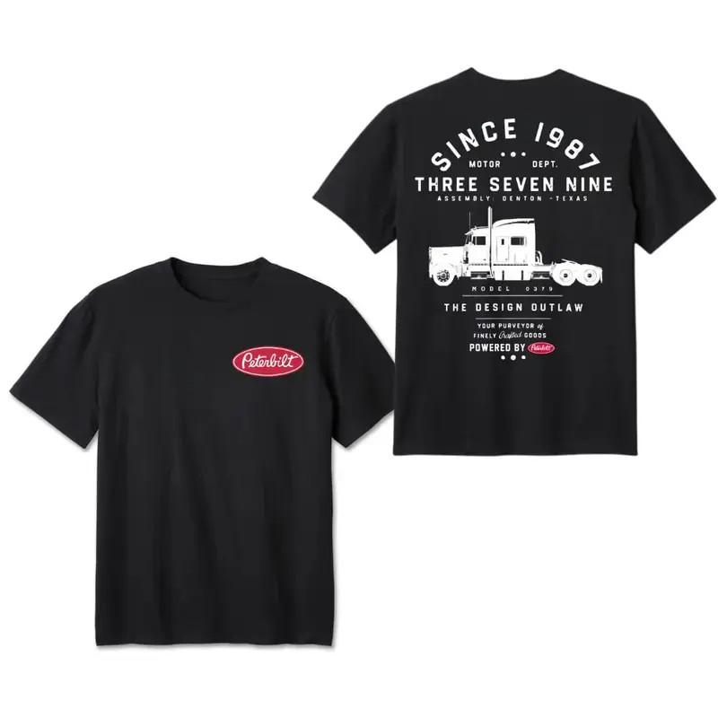 Peterbilt T-Shirt, Vintage 379 Outlaw Truck Graphic Design, Since 1987 Retro