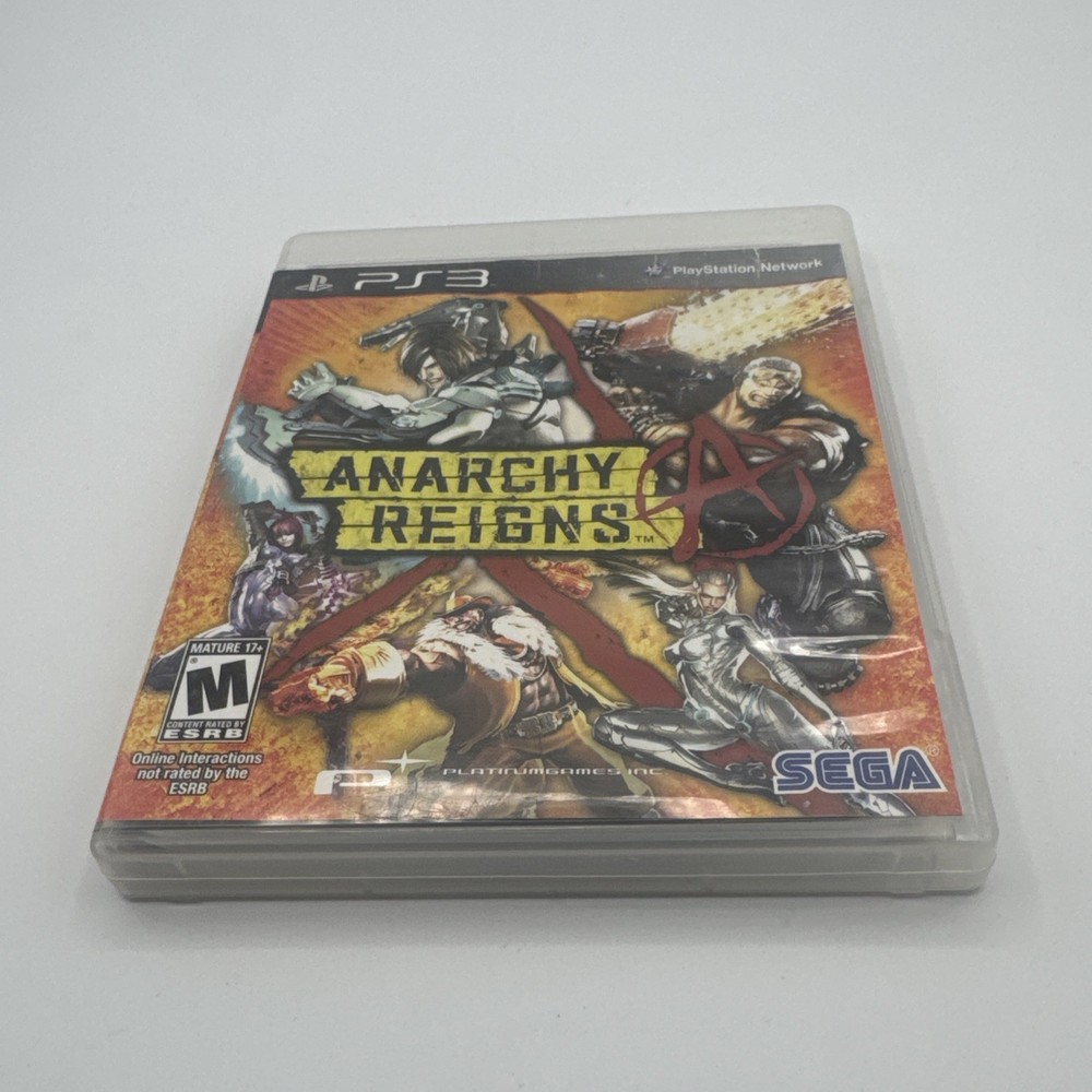 Anarchy Reigns Sony PlayStation 3 PS3 2013 Complete CIB Tested Working