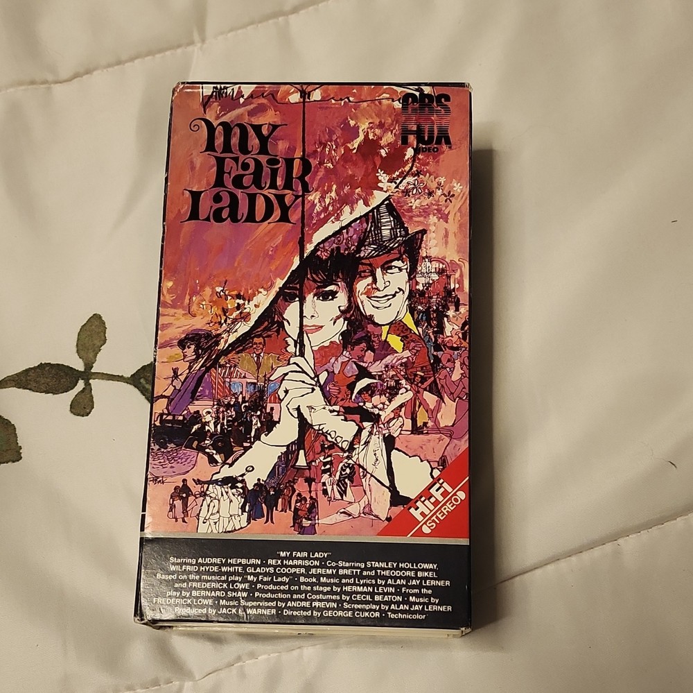 My Fair Lady VHS 2-Tapes AUDREY HEPBURN, REX HARRISON