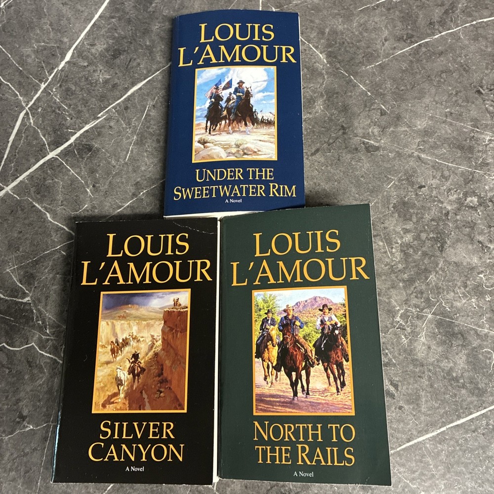 Lot Of Three Louis L’Amour From The Novels Collection Books Western