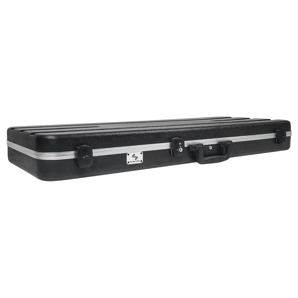 OPEN BOX:Sound Town ABS Road Electric Guitar TSA Approved Locking STEC-500-R-image