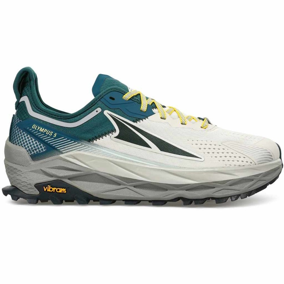 Altra Vibram Olympus 5 Mens Gray Trail Running Shoes US 9 EU 42.5 ALOA7R6P233