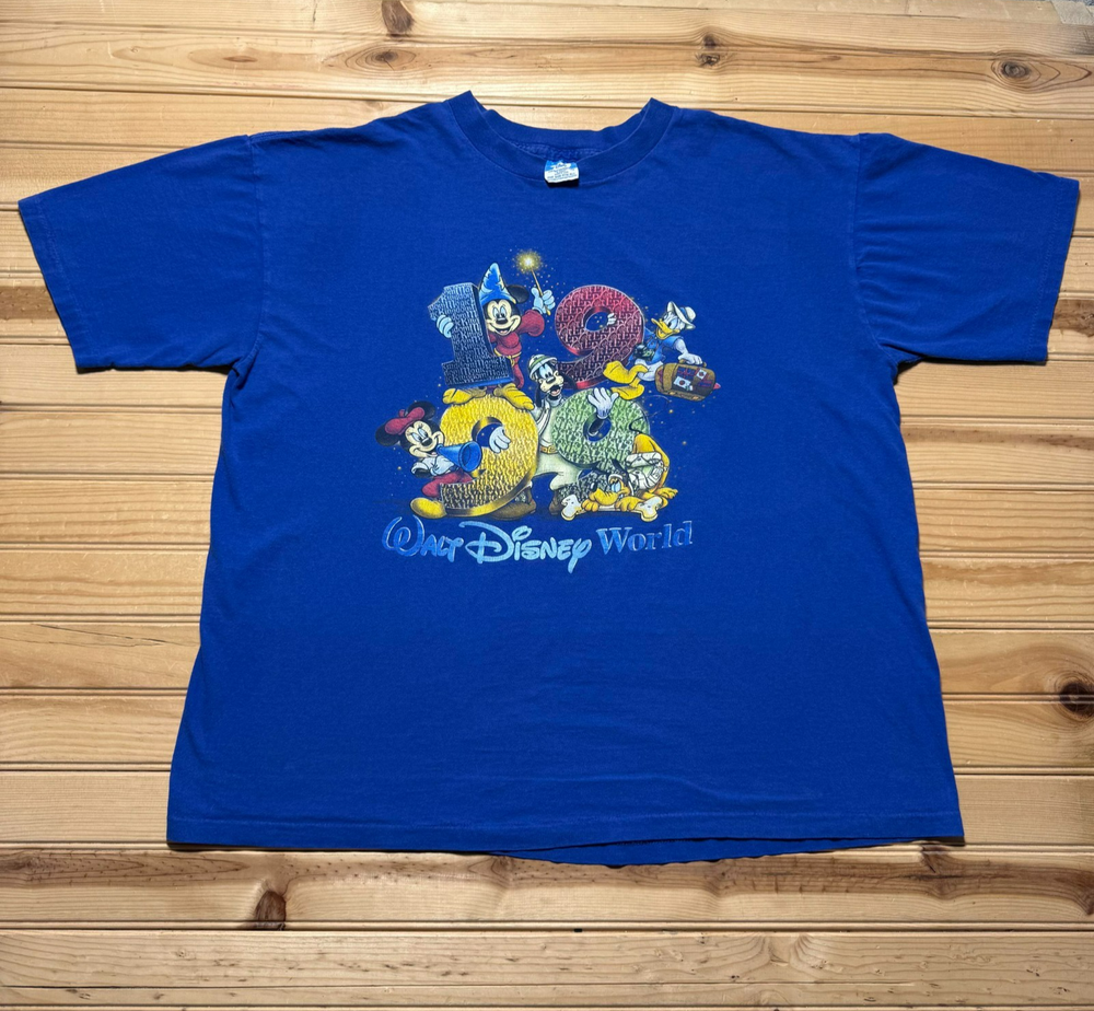 Vintage 90s Y2K Walt Disney World Mickey & Friends Souvenir Shirt USA - One Size