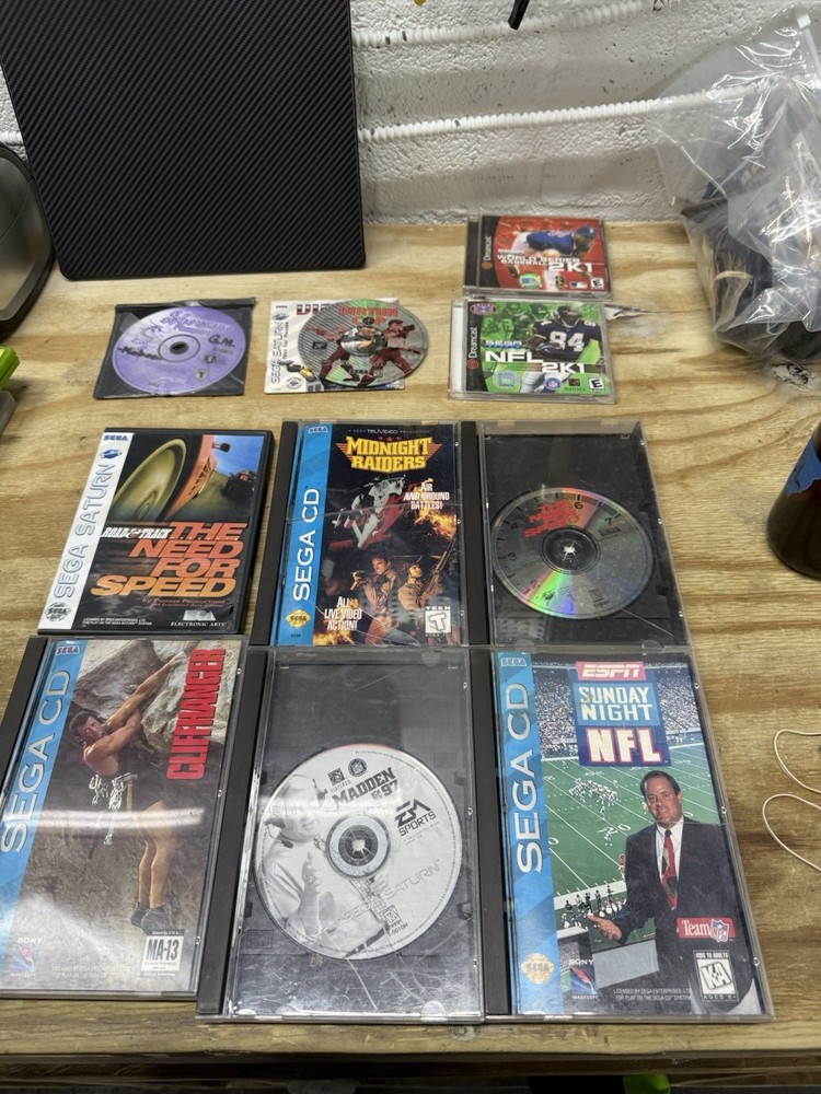 Sega CD - Lot of 10 games - Tested and working - Please read!