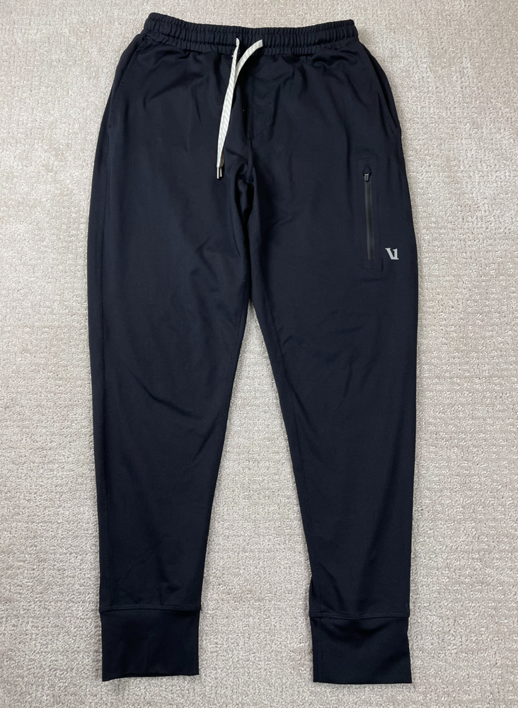 Vuori Joggers Mens Small Black Sunday Performance Drawstring Stretch Pants V416
