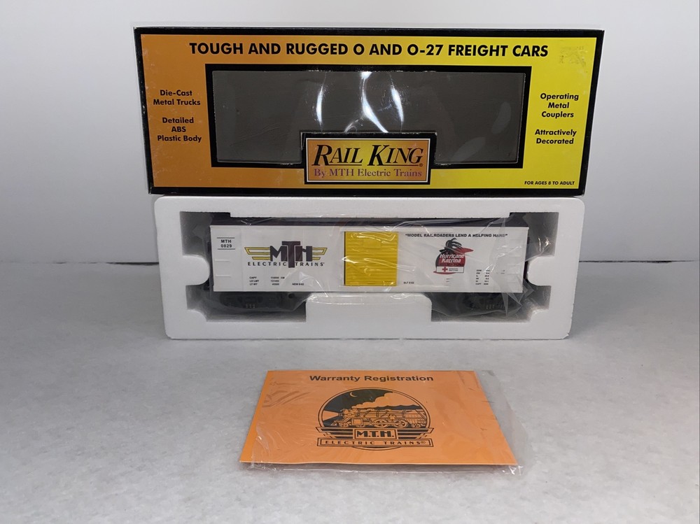 MTH RailKing 30-74335 Hurricane Katrina MTH Electric Trains Box Car O Gauge New