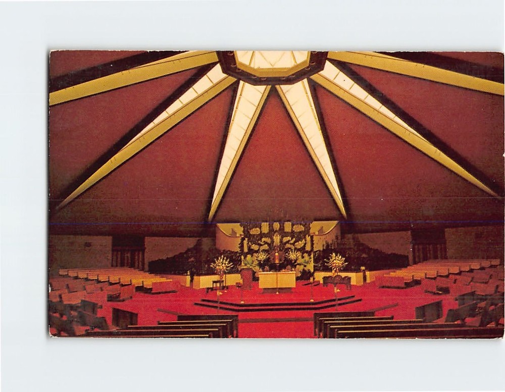 Postcard Annunciation Catholic Church Interior Rochester New York USA