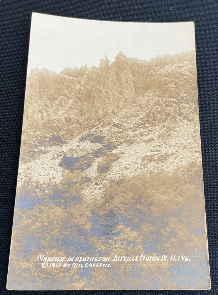 Vintage Postcard RPPC Martha Washington Dixville Notch New Hampshire RH Cassens