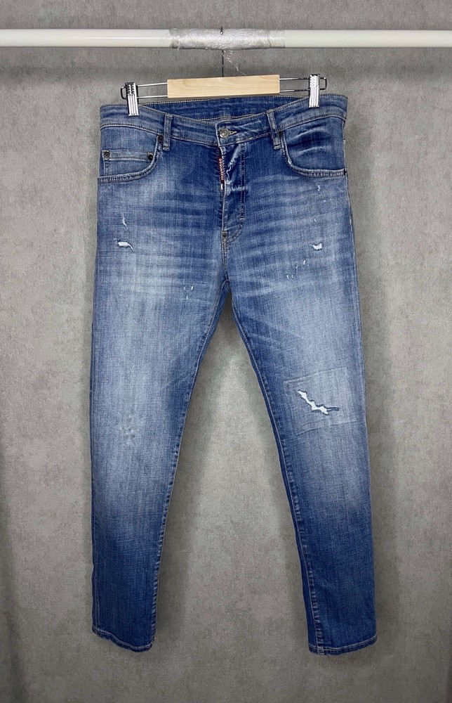 Dsquared 2 jeans distressed Blue denim pants Size 44