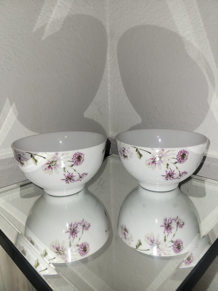 Mikasa Silk Floral Lavender Soup Cereal Bowl 5½