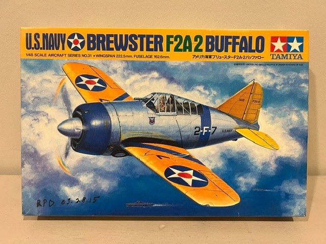 Tamiya 1/48 US Navy Brewster F2A2 Buffalo Complete