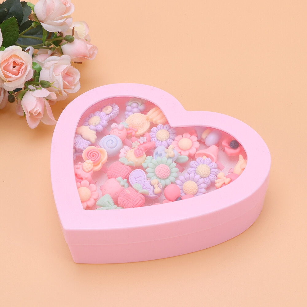 36 Pcs Colorful Macaron Flower Rings for Girls Dress-Up Pretend Play