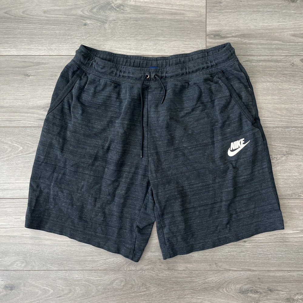 Nike 2XL Sweat Shorts W/Pockets Black Heather