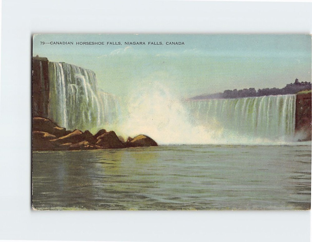 Postcard Horseshoe Falls Niagara Falls Ontario Canada