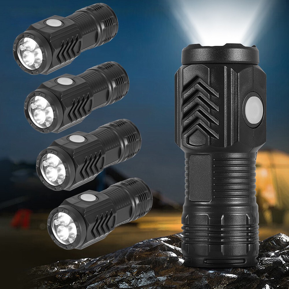 Mini Flashlight 3LED Multi-function Waterproof Flash Super Power Outdoor Travel