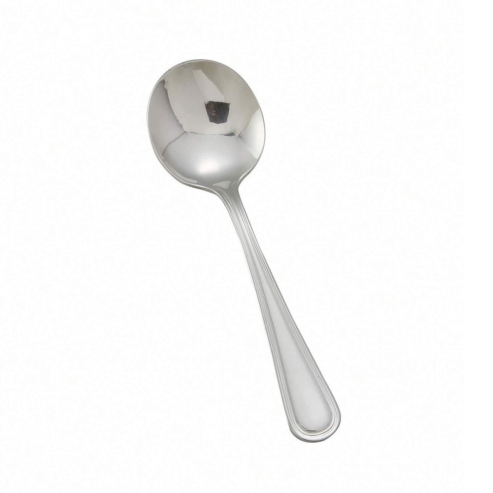 Shangarila 12-Piece Bouillon Spoon Set, 18-8 Stainless Steel