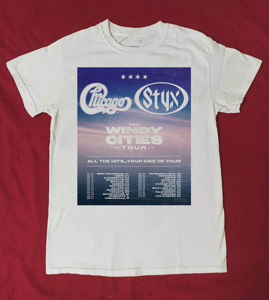 Chicago And Styx THE WINDY CITIES TOUR Gift For Fan S to 5XL T-shirt QA1624