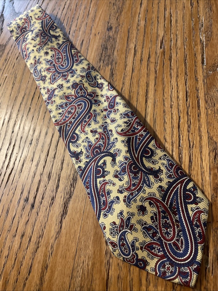 Vintage EUC Mark Shale Silk Paisley Tie Men’s Necktie USA Made