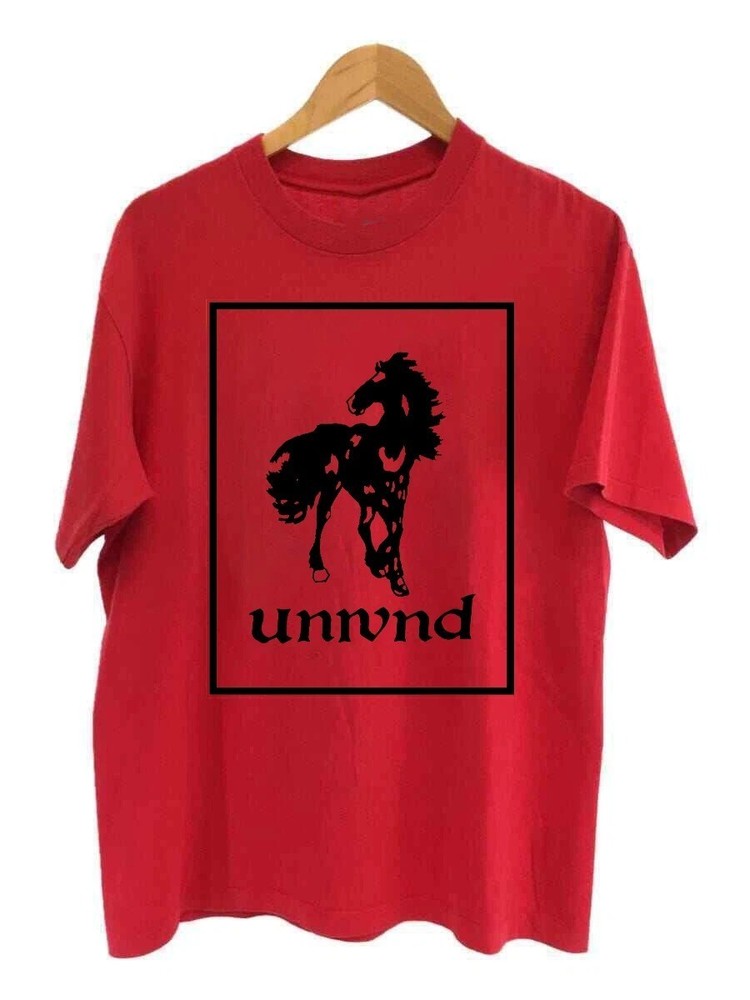 Unwound Japan Tour 2025 Logo T Shirt Red All Size Gift Fans BL1904