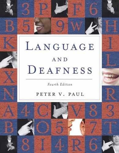 Language and Deafness: . - Paperback, by Paul Peter V. - Acceptable