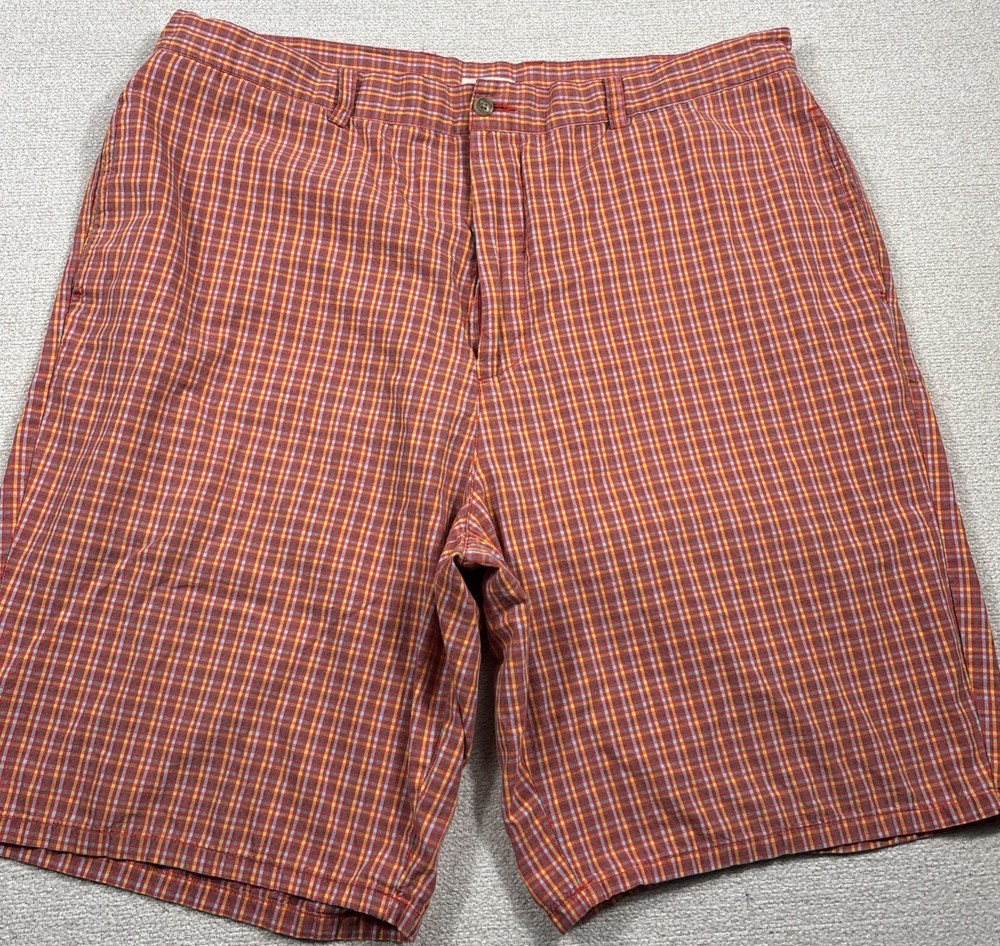 VINTAGE GAP Bermuda Fit Shorts Men Size 40(38) Colorful Flat Front Beach Skater
