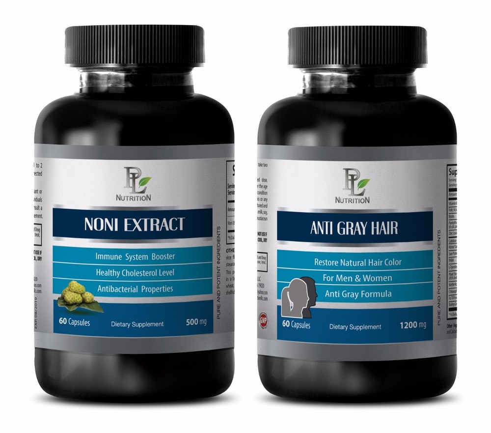 Metabolism and energy booster - NONI EXTRACT – ANTI GRAY HAIR COMBO - zinc diet