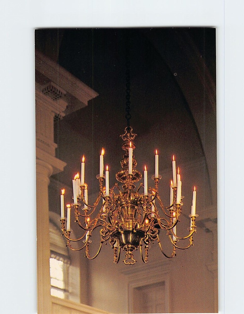 Postcard Chandelier at Christ Church Philadelphia Pennsylvania USA